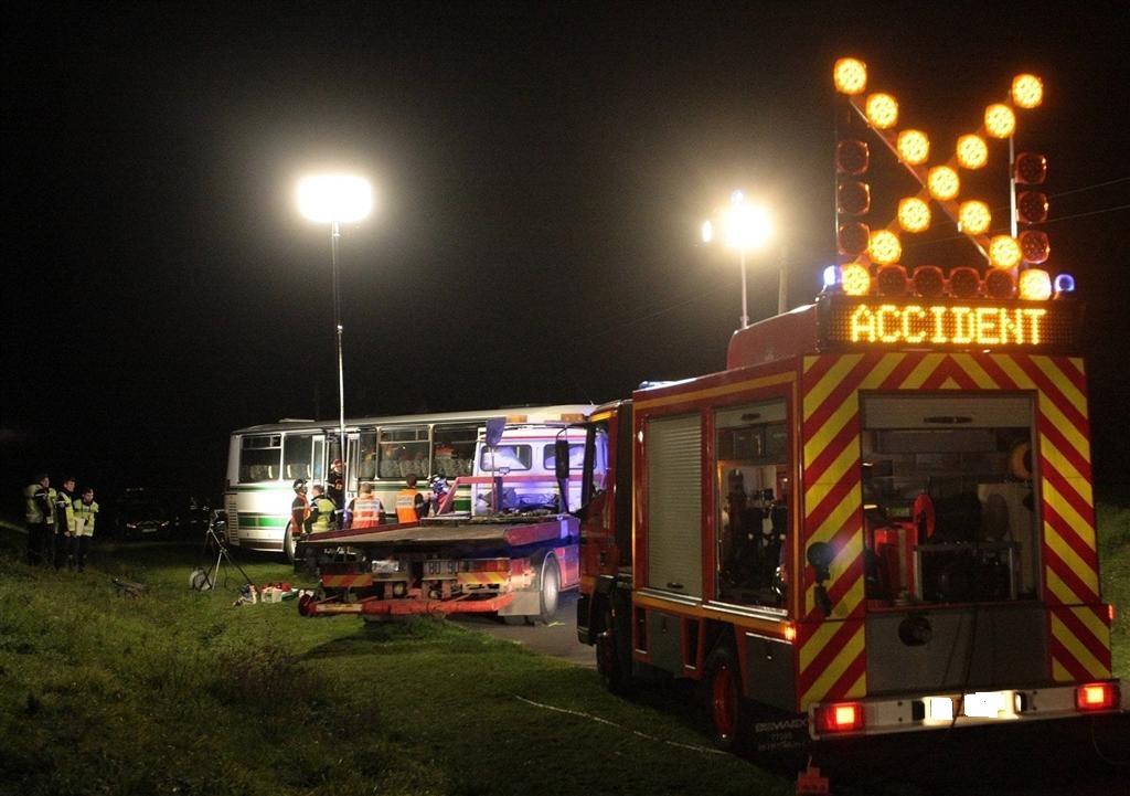 Constantine Protection civile Simulation d'un accident sur la RN5