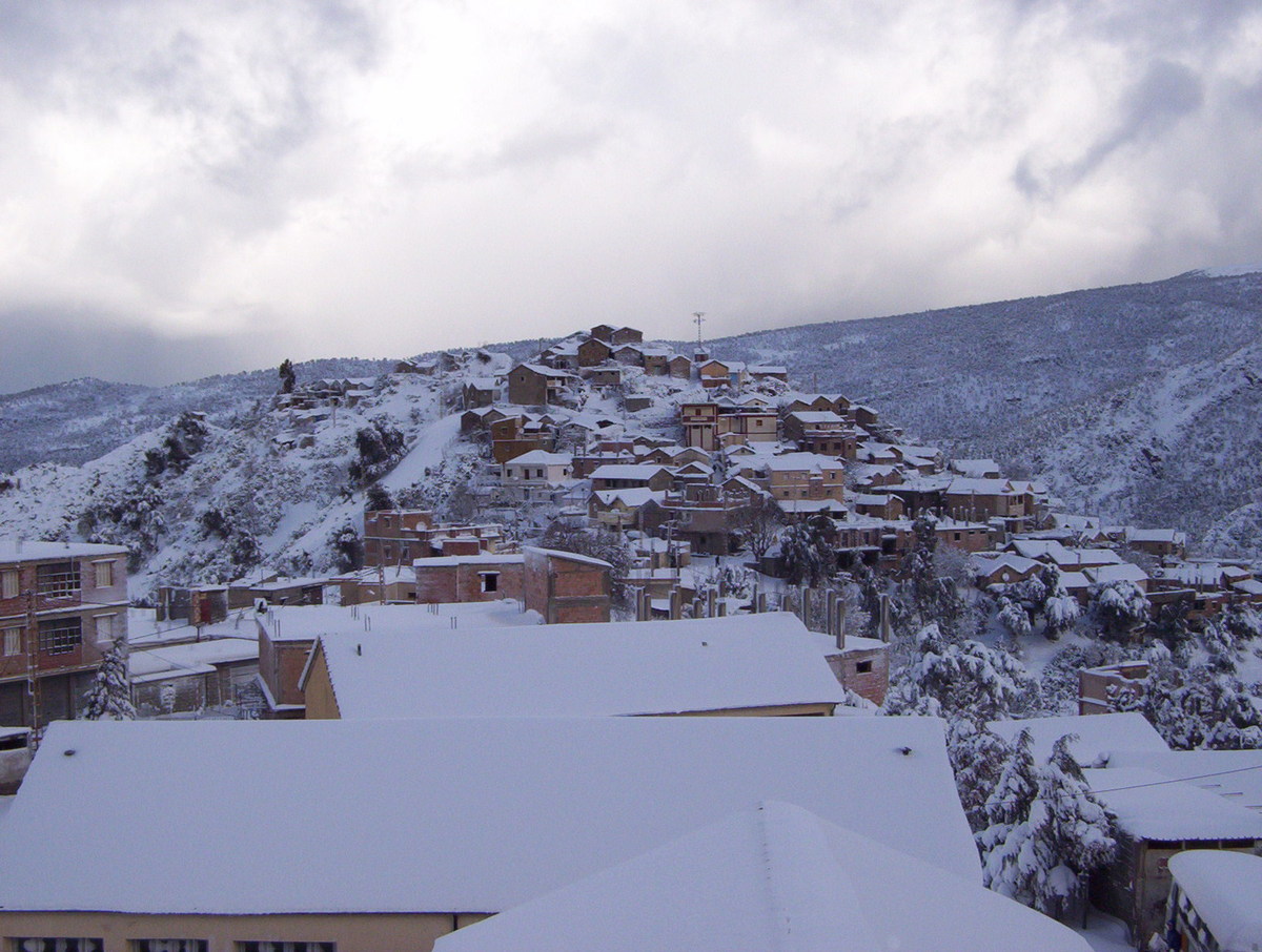 village-sous-neige