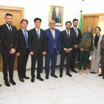 Des responsables OTE Hyundai Oman chez le ministre de l’Industrie